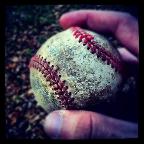 Baseball Photograph - Found This Guy Layin Around, And It by Kyle Walker