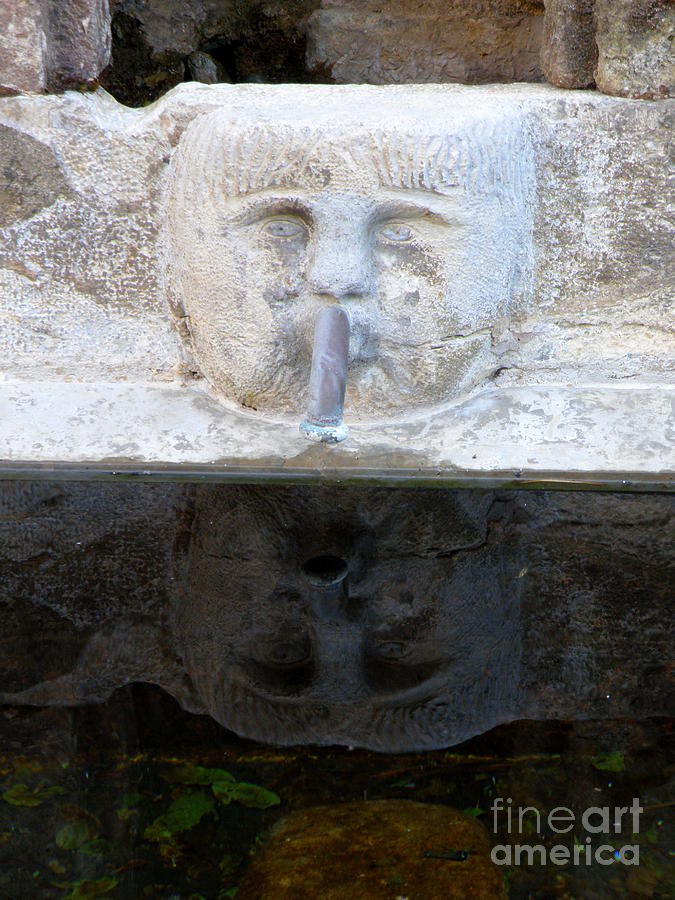 Fountain Face Photograph by Lainie Wrightson