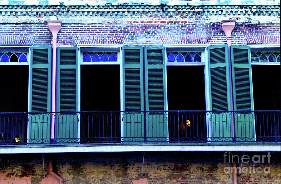 Four Balcony Windows Photograph by Frances Ann Hattier