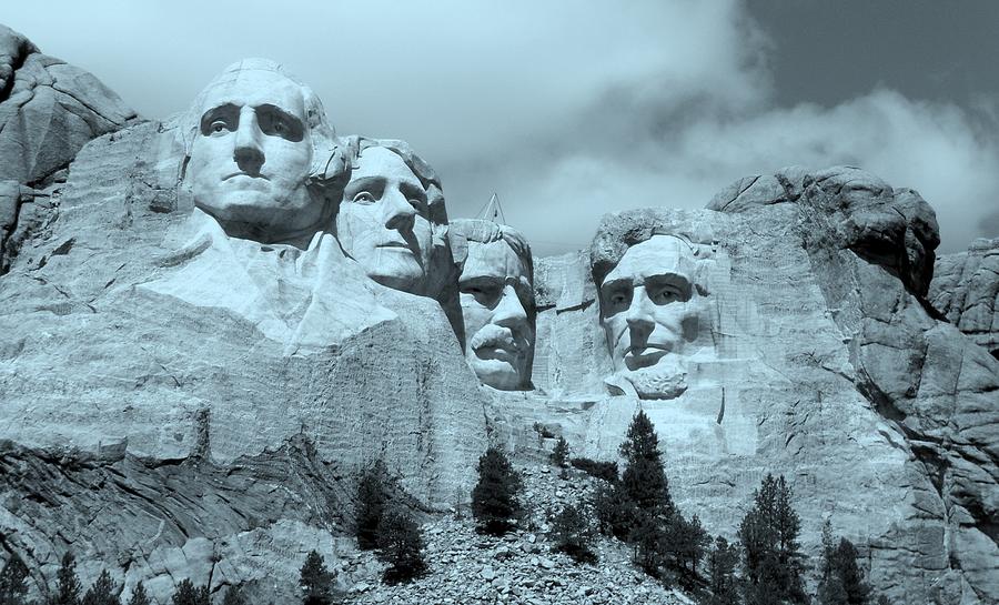 George Washington Photograph - Four Fathers by Casey Taylor