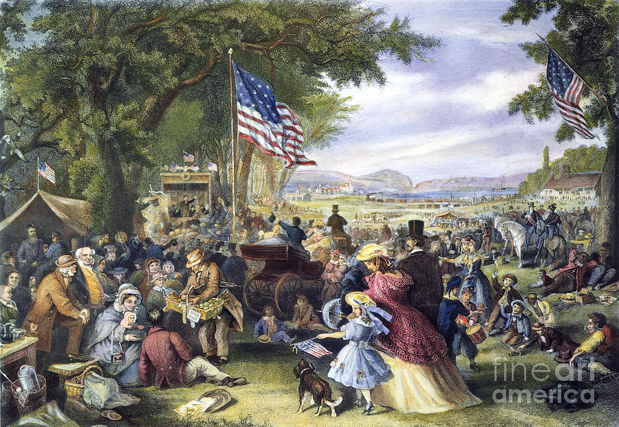 Fourth Of July, 1875 Photograph by Granger