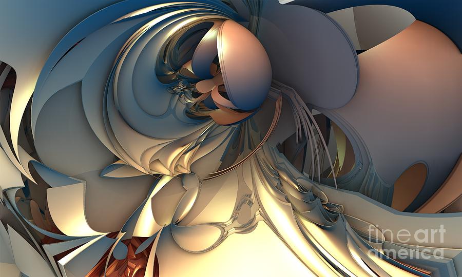 Digital Digital Art - Fractal - Porcelain by Bernard MICHEL Digital Digital Art - Fractal - Porcelain by Bernard MICHEL