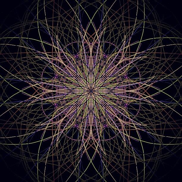 Wow Photograph - #fractal #spirography #earthy #wow by Matti Collins