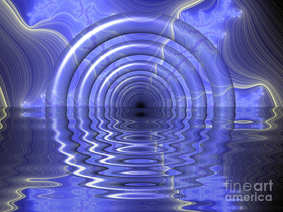 Fractal Tunnel Digital Art by Nicholas Burningham