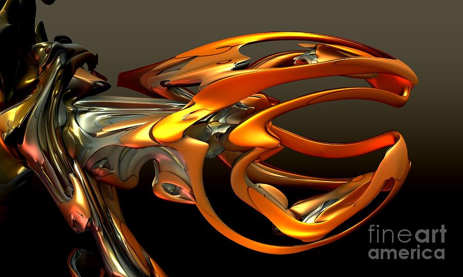 Digital Digital Art - Fractal - Tyrannosaurus by Bernard MICHEL Digital Digital Art - Fractal - Tyrannosaurus by Bernard MICHEL