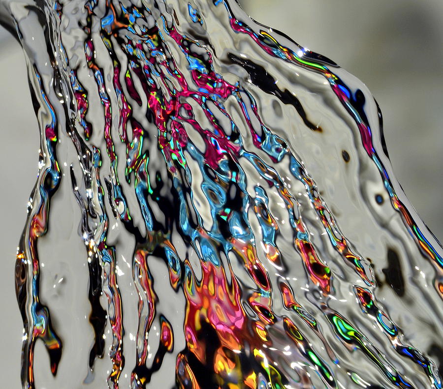 Abstract Photograph - Fragile water-2 by Nataliya Kiryukhina