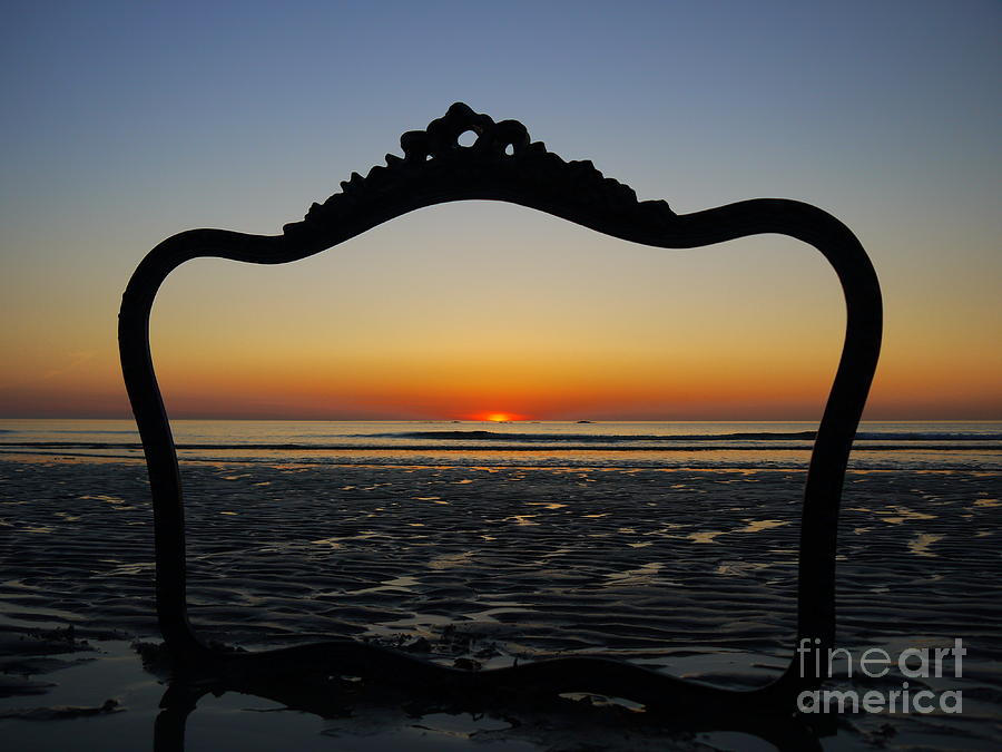 Ocean Photograph - Framed Sunrise by Nancie DeMellia Ocean Photograph - Framed Sunrise by Nancie DeMellia