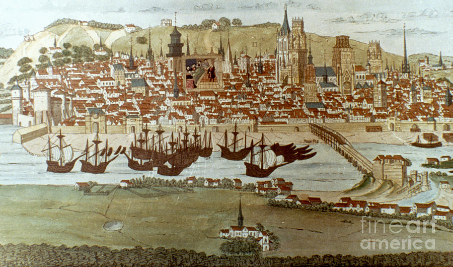 France: Rouen, 1525 Photograph by Granger