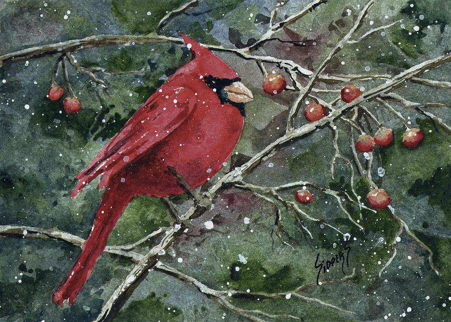 Cardinal Painting - Francis Cardinal by Sam Sidders