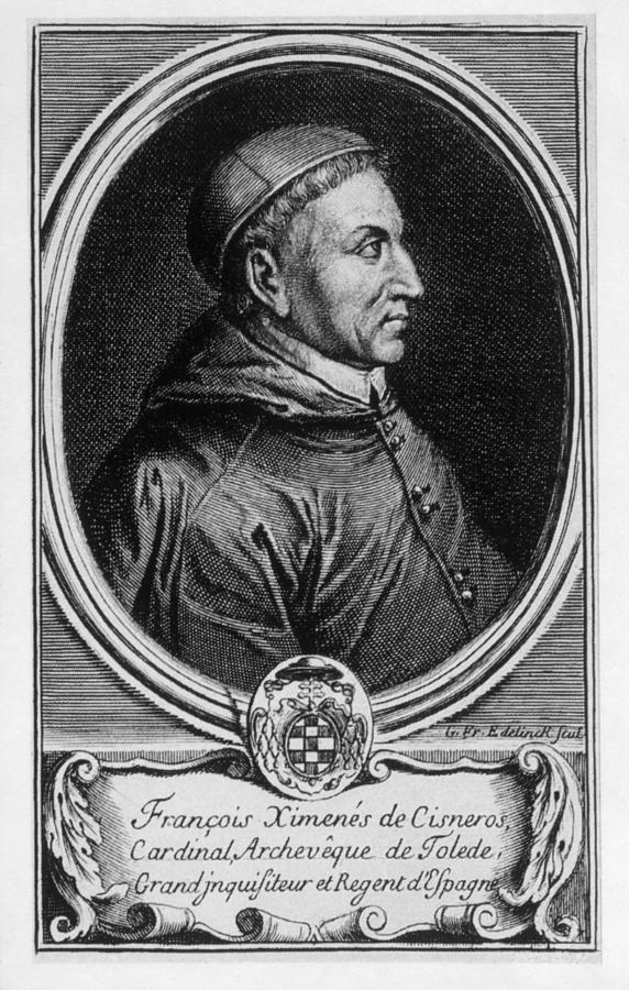 Francisco Jimenez De Cisneros Photograph by Everett Pixels