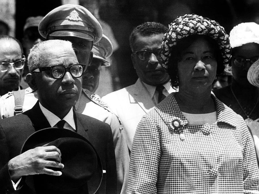 Francoise Duvalier And His Wife, 1963 Photograph by Everett - Fine Art ...