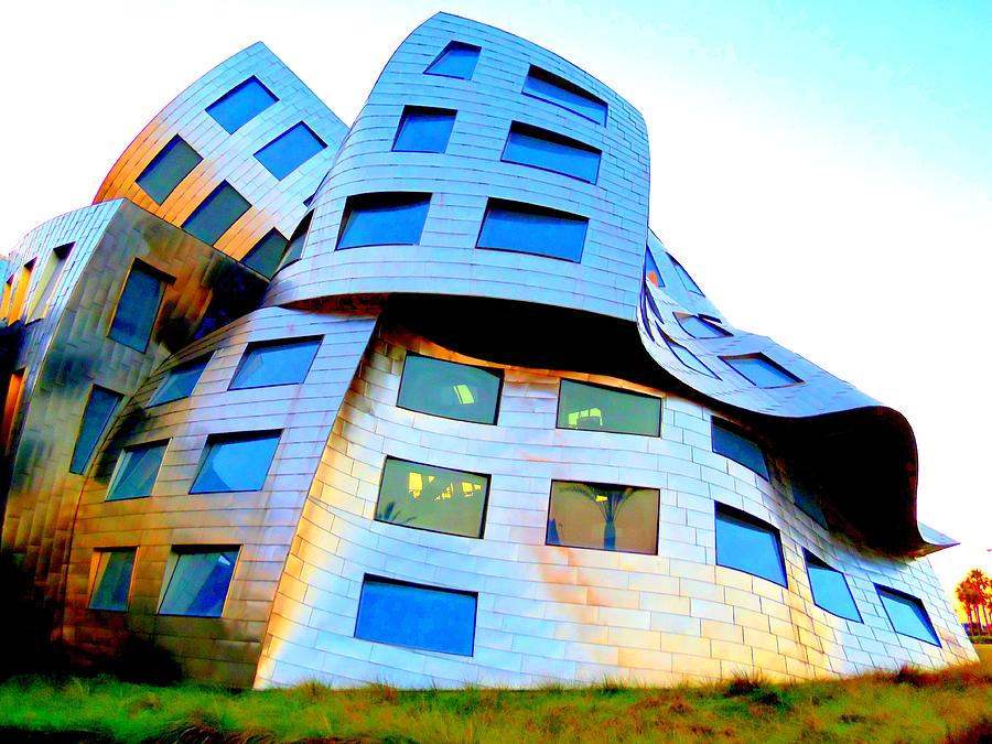 Architecture Photograph - Frank Gehry 6 by Randall Weidner