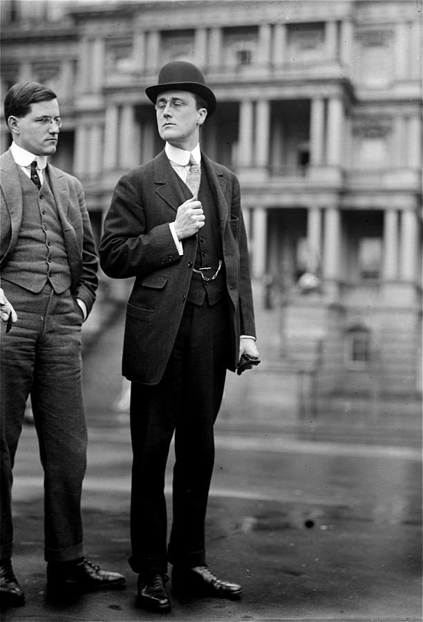 Franklin Delano Roosevelt as a young man - c 1913 Photograph by International  Images