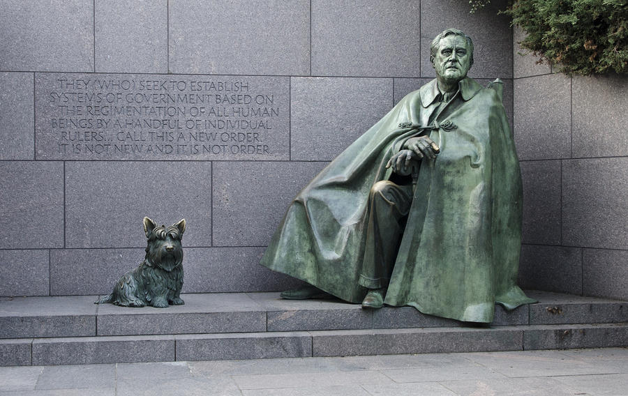Franklin Delano Roosevelt Photograph - Franklin Delano Roosevelt Memorial - Washington DC by Brendan Reals