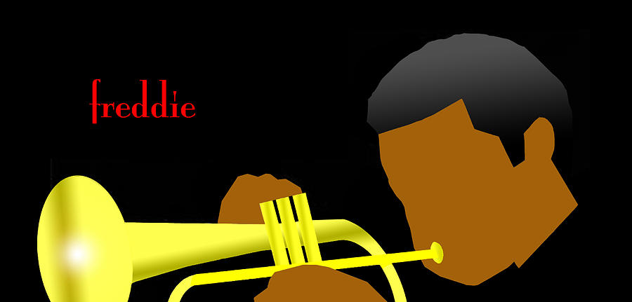 Jazz Digital Art - Freddie Hubbard by Victor Bailey