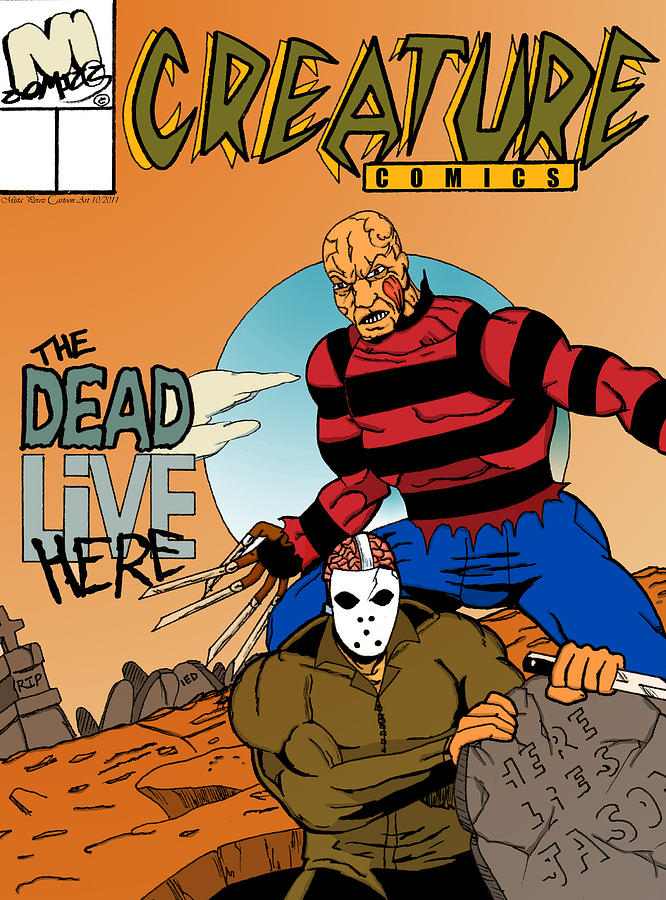 Freddy Vs Jason Digital Art By Mista Perez Cartoon Art 6430