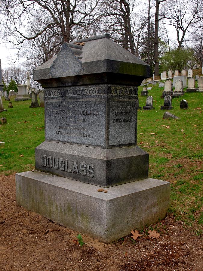 Grave Photograph - Frederick Douglass Grave Two by Joshua House