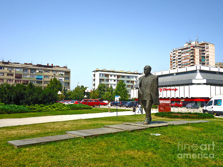 The Monument of Kosta Stamenkovic Leskovac Photograph by Dejan Jovanovic