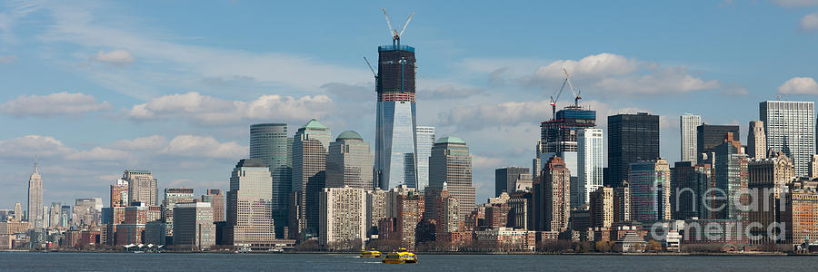 Freedom Tower and Manhattan Skyline III Photograph by Clarence Holmes