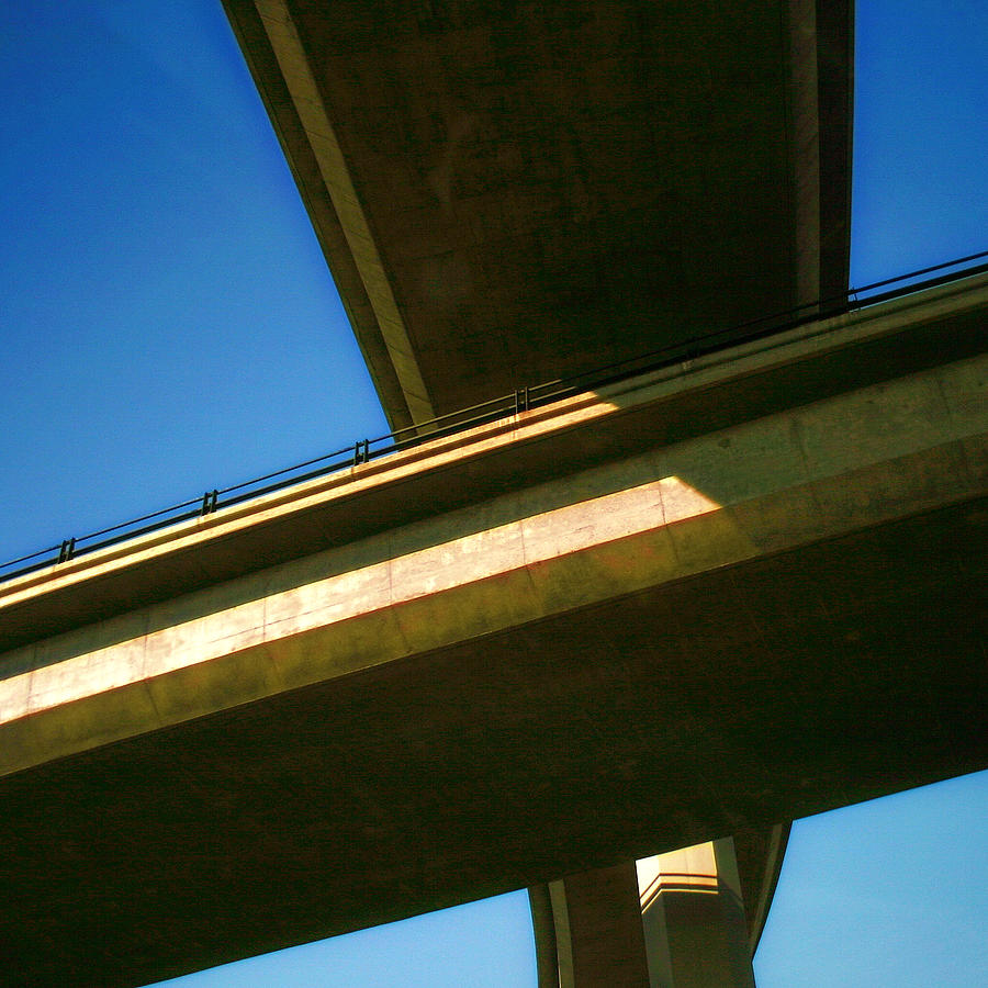 Freeway Overpass II Pyrography by Bryan Dechter - Fine Art America