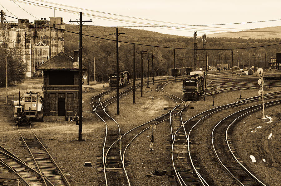 Freight Yard Photograph by Mike Martin