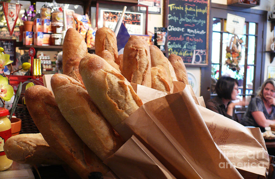 French Bread Photograph by Jeanne  Woods