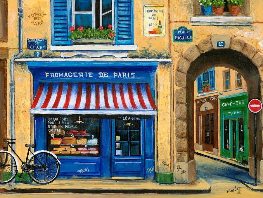 French Cheese Shop by Marilyn Dunlap