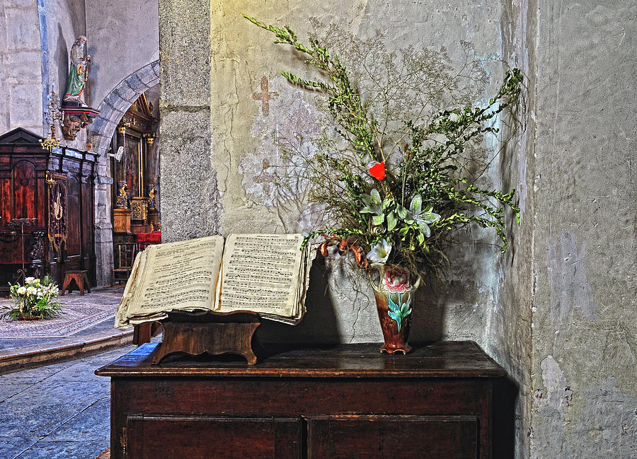 French Church Decorations Photograph by Dave Mills
