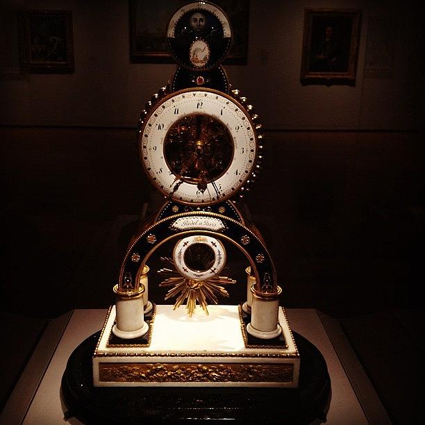 French Mantel Clock Made In 1799 Photograph by Ashley Brandt