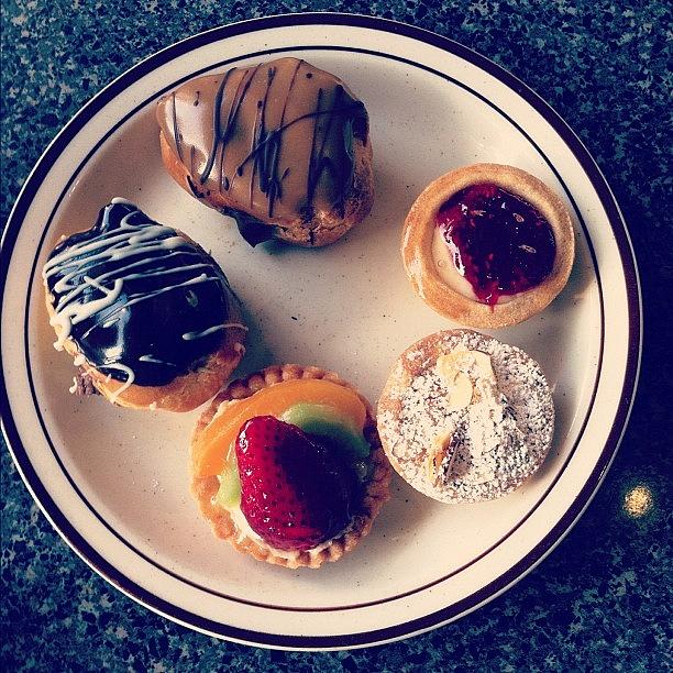 Food Photograph - French Pastries To Start Le Day. #food by Allison Faulkner