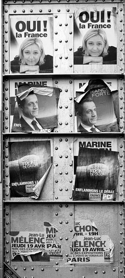 French Political Posters 2 Photograph by Andrew Fare