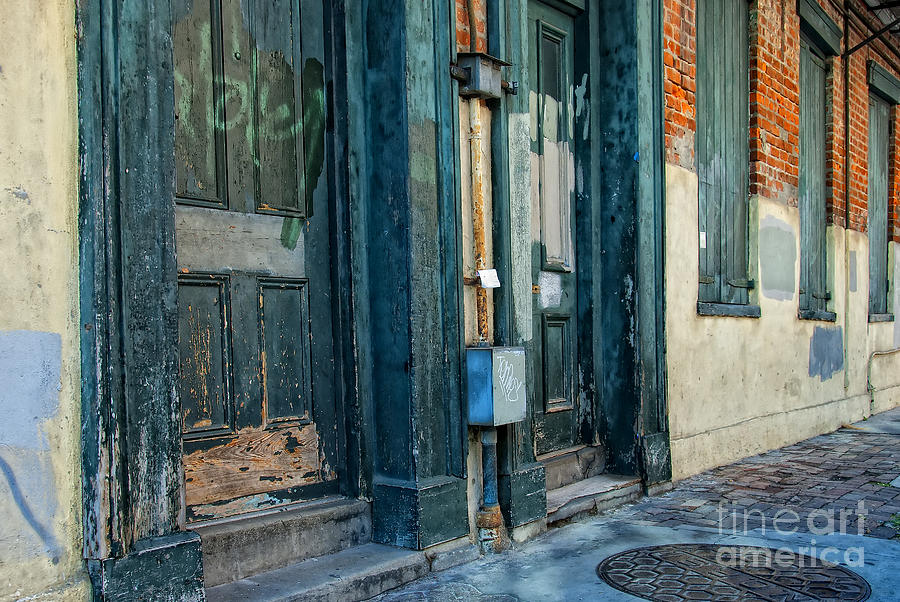Architecture Photograph - French Quarter Facade New Orleans by Kathleen K Parker