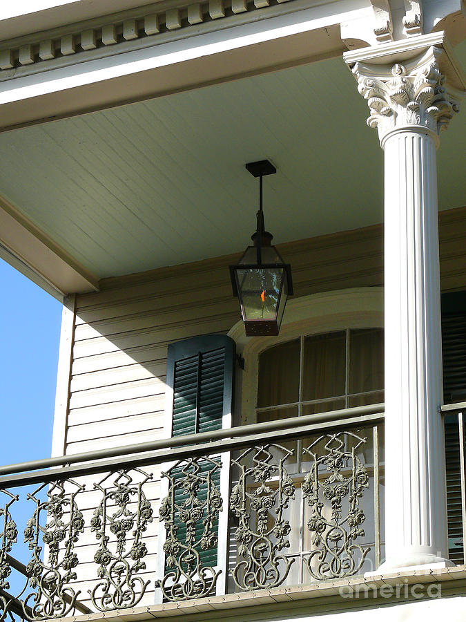 French Quarter Porch Photograph by Jeanne  Woods