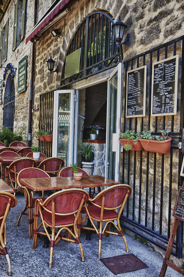 French Street Cafe  Photograph by Thomas von Aesch