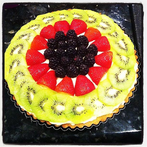 Fresh Fruit Tart Made From Scratch. :) Photograph by Brittany Ryburn