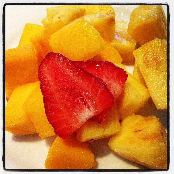 Fresh Mango And Pineapple Yum!! Photograph by Jana Seitzer
