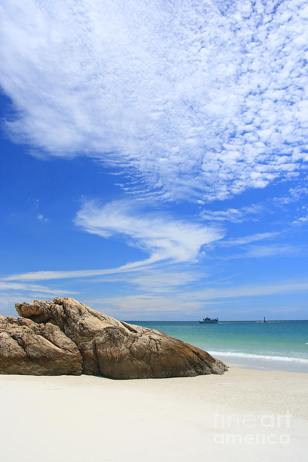 Fresh sky on the beach. Photograph by Suwit Ritjaroon - Fine Art America