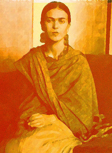 Portrait Photograph - Frida Interpreted by Lenore Senior