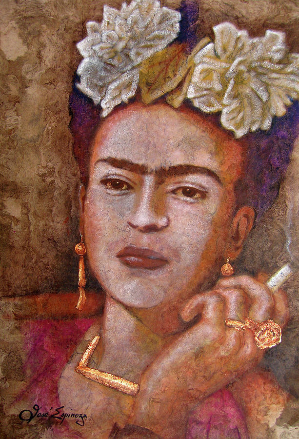 Frida Smoking by Jose Espinoza