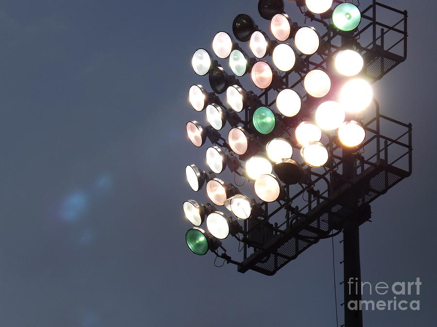 Football Photograph - Friday Night Lights by Chad Thompson