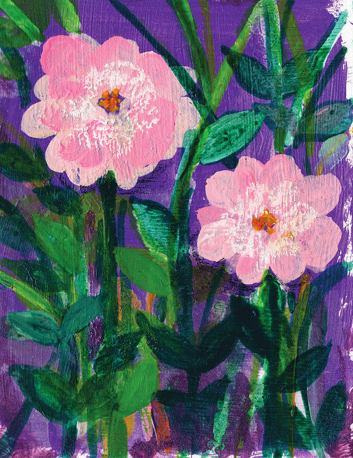 Friendship in Flowers Painting by Ashleigh Dyan Bayer