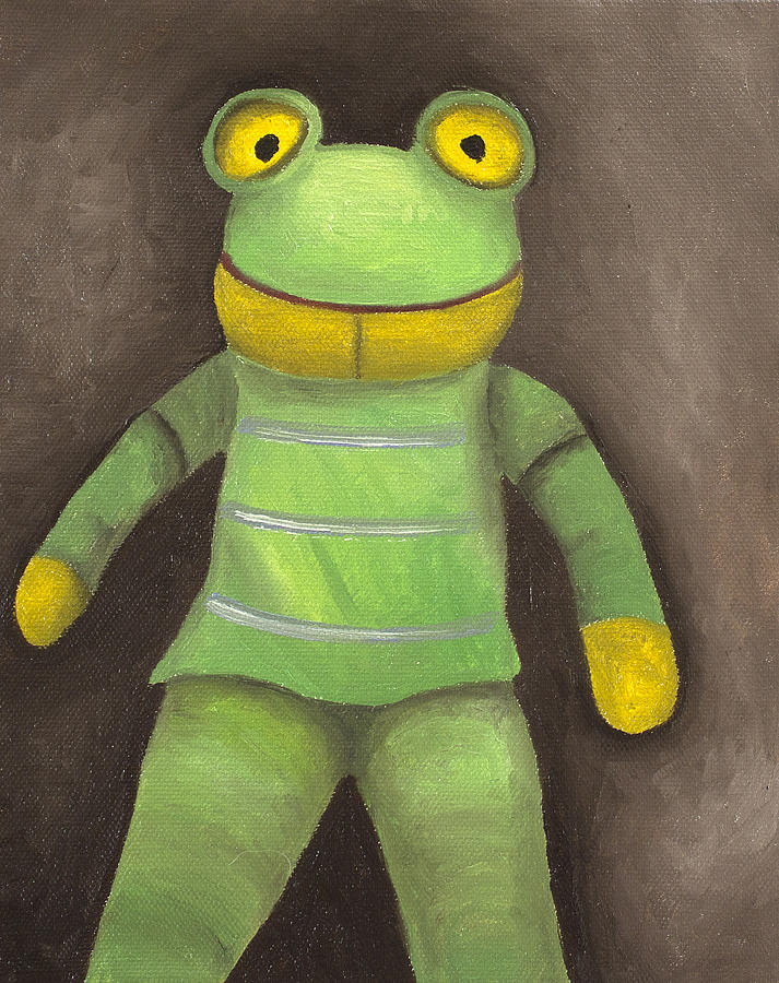 Nature Painting - Frog Boy by Leah Saulnier The Painting Maniac