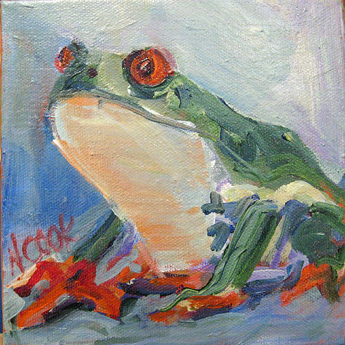 Frog Painting By Nanci Cook - Fine Art America