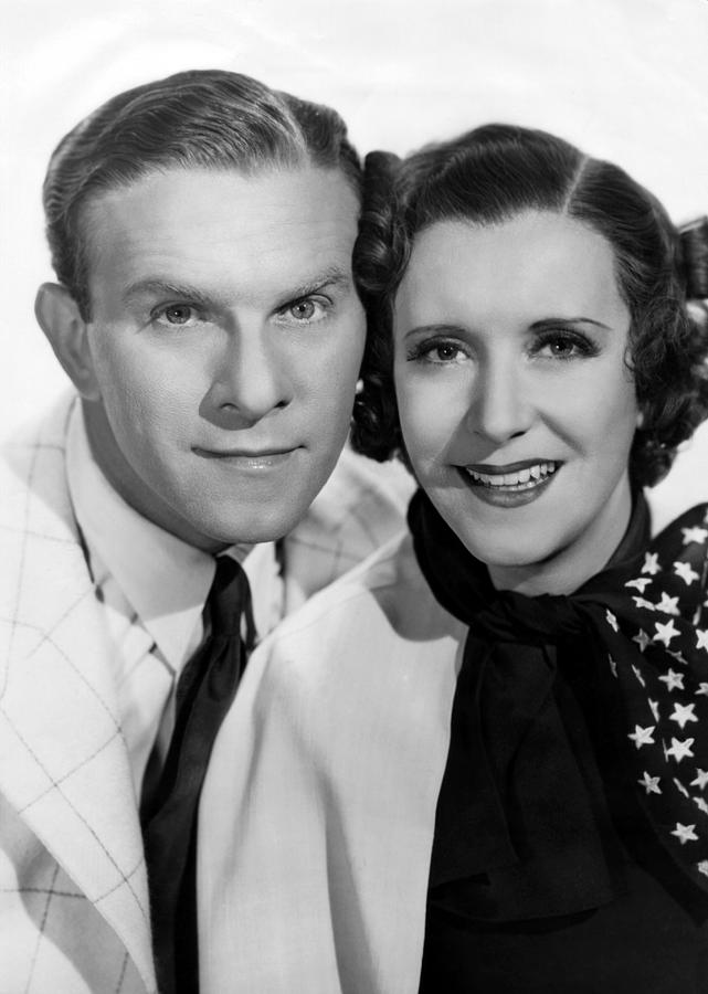 From Left George Burns Gracie Allen Photograph By Everett Pixels