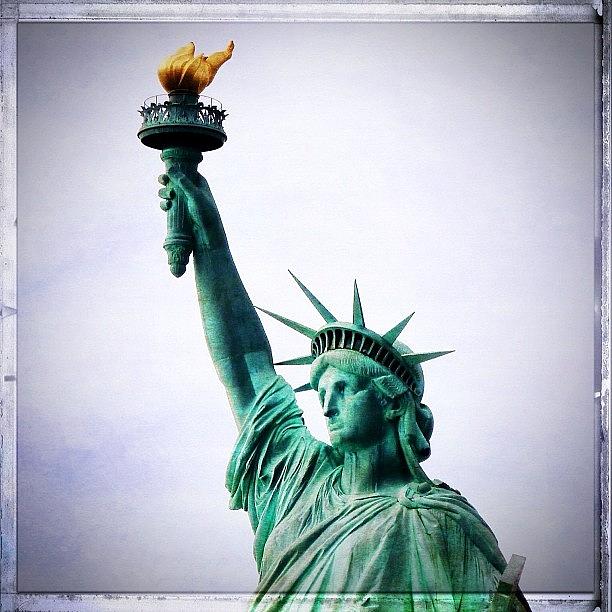 New York City Photograph - From The Archive: Lady Liberty. #statue by Christopher Hughes