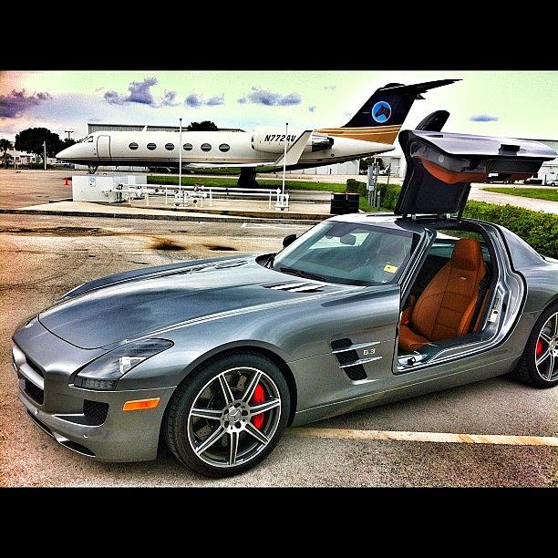 Airport Photograph - From The Benz To The Private Jet! by Tony Chiarelli
