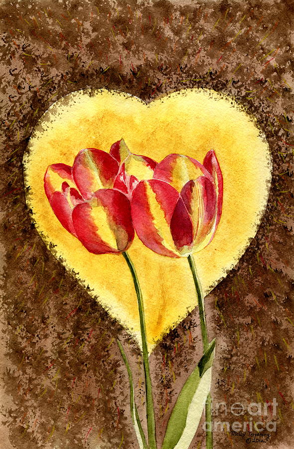 Mothers Day Painting - From Tulip With Love by Melly Terpening