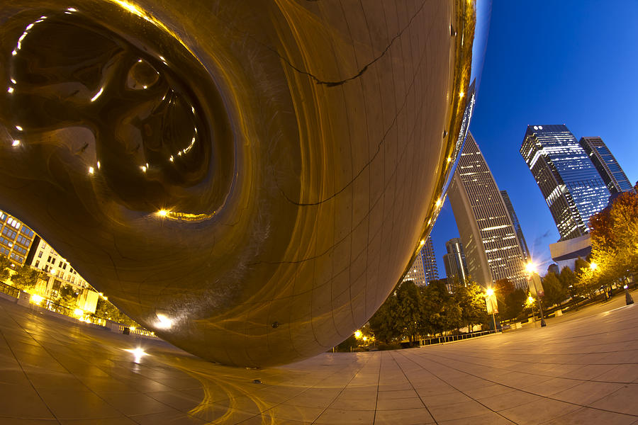 From Under Cloudgate Photograph by Sven Brogren
