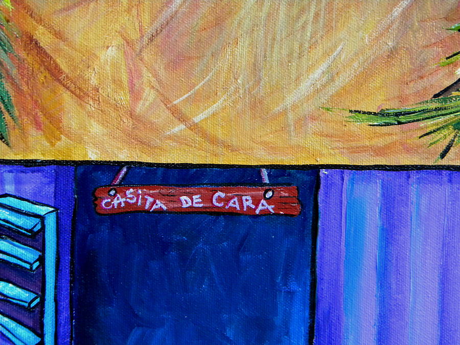 Front Door Close Up Personalized Commission Sample Painting by Patti Schermerhorn