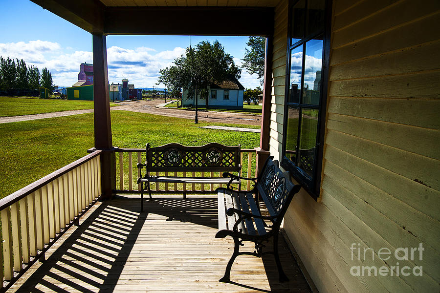 Front Porch View Photograph by Rick Bragan